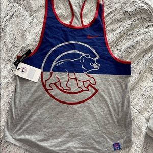 nike cubs athletic tank